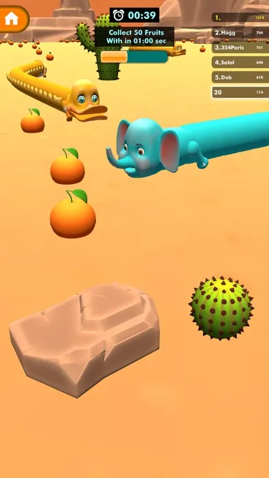 Captures d'écran de Hungry Snake Master 3D