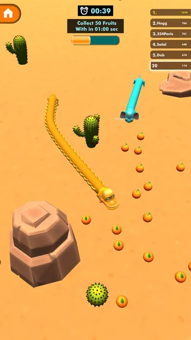Captures d'écran de Hungry Snake Master 3D