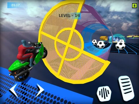 Superhero Extreme Bike Stunts iPad 應用截圖