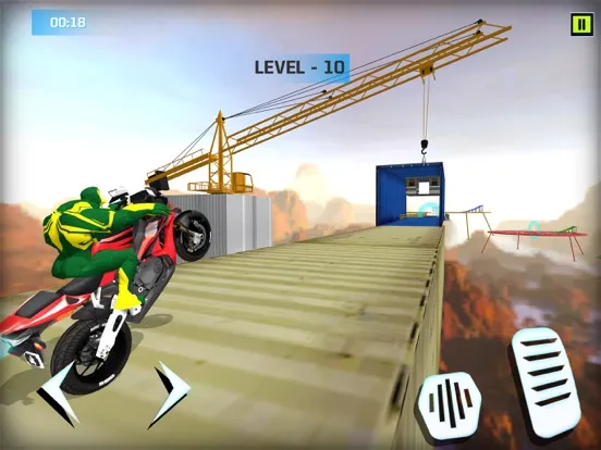 Superhero Extreme Bike Stunts iPad 應用截圖