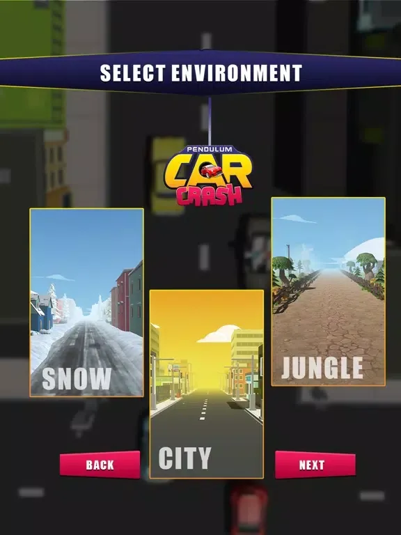 Pendulum Car Crash iPad  スクリーンショット