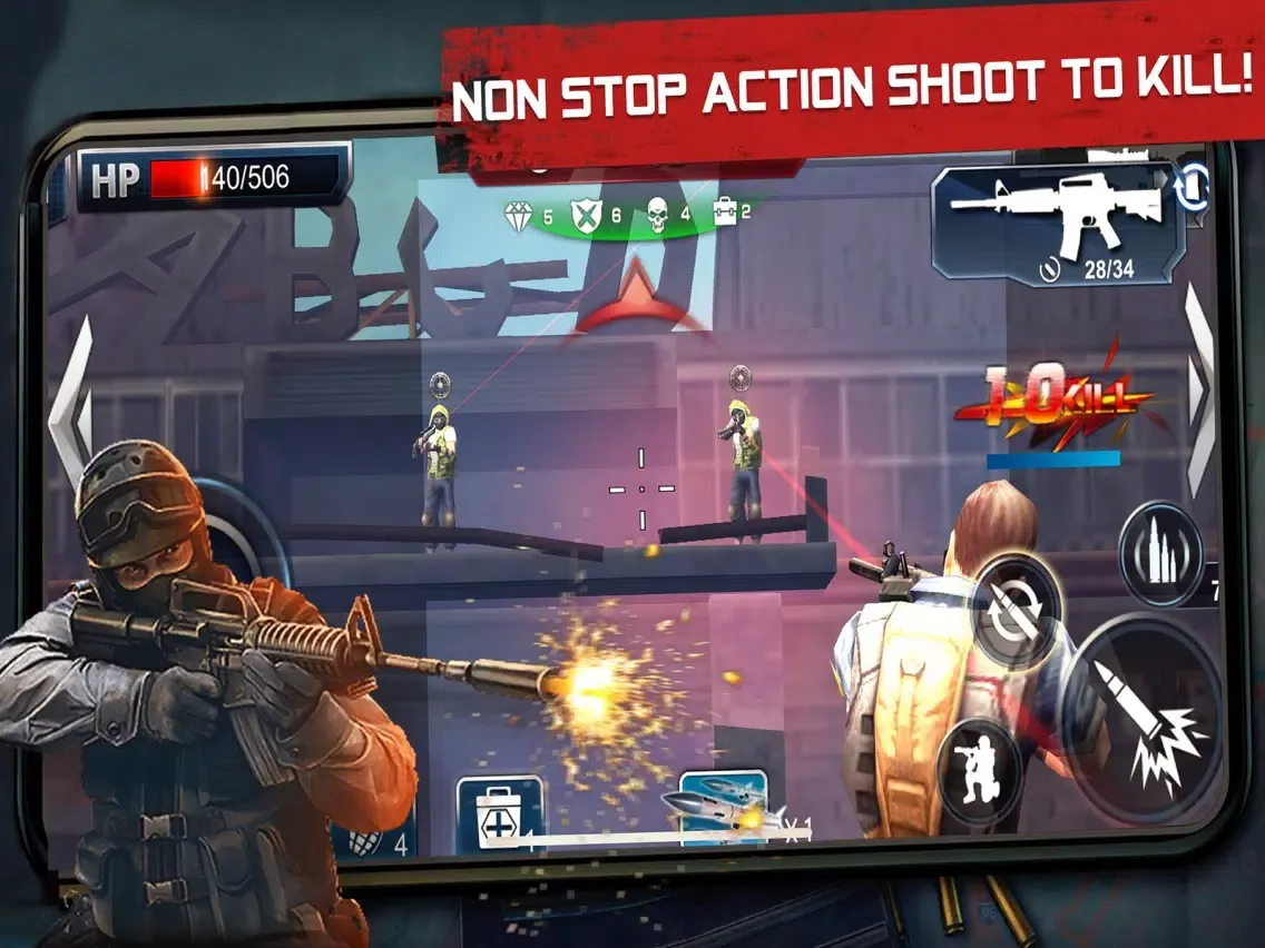 Screenshot di Impasse War Survival Shooting iPad 