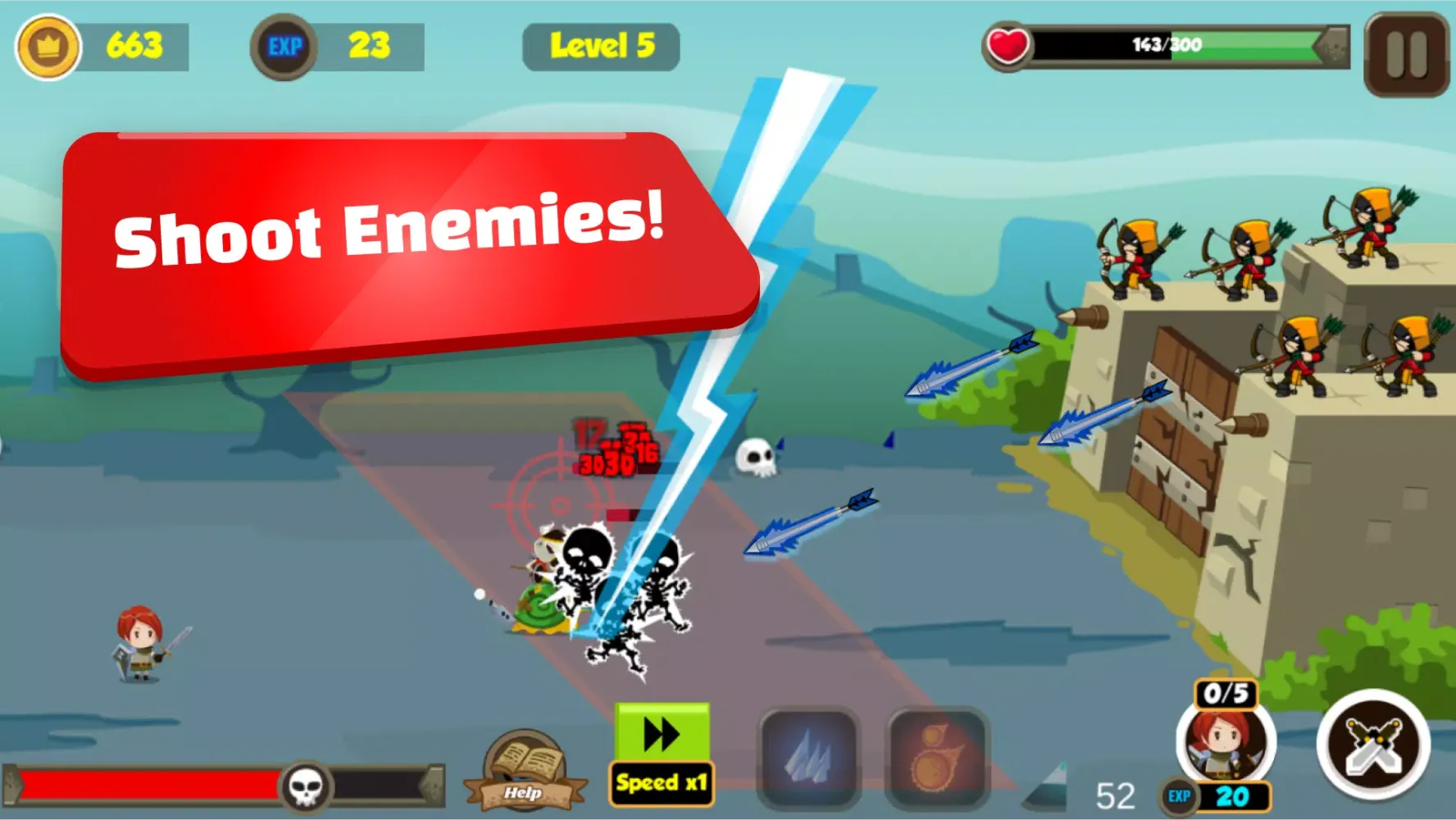 Idle Fortress: Tower Defence سکرین شاٹس