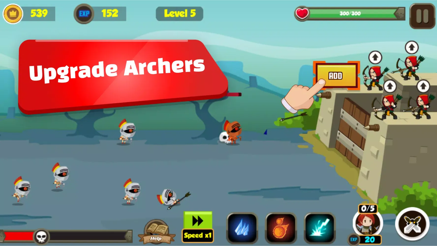 Idle Fortress: Tower Defence سکرین شاٹس
