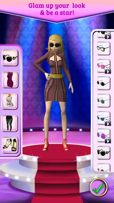 Capturas de tela do Model Fashion Show