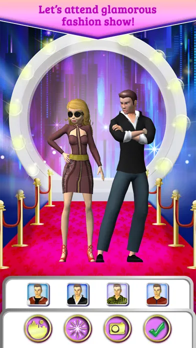 Capturas de tela do Model Fashion Show