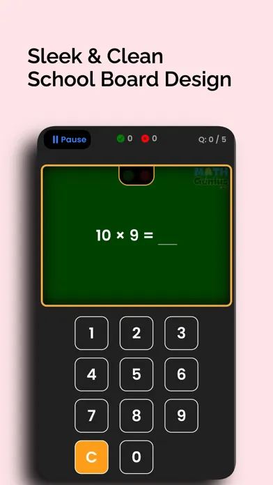 Capturas de tela do Math Genius: Mental Math
