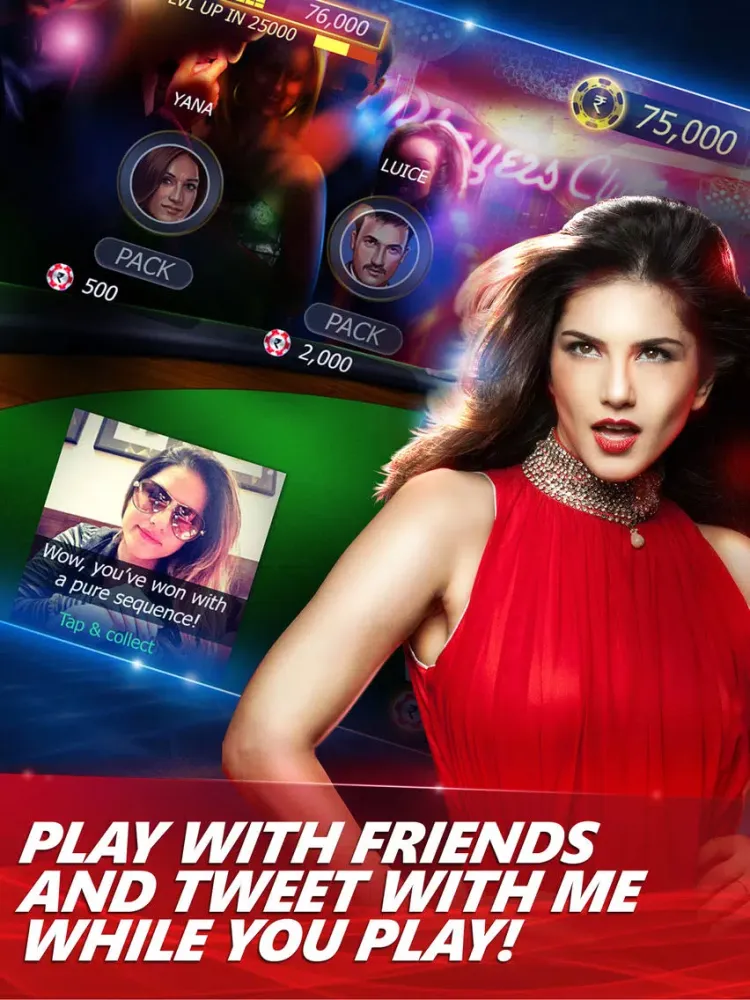 Teen Patti PartyPoker with Sunny Leone iPad  Ekran Görüntüleri