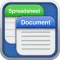 Office touch: word processor + spreadsheet file editor