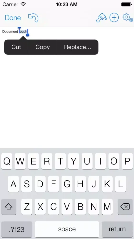 Capturas de tela do Document touch: Word processor and file editor app
