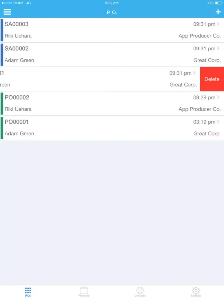 Purchase Order Pro iPad  سکرین شاٹس