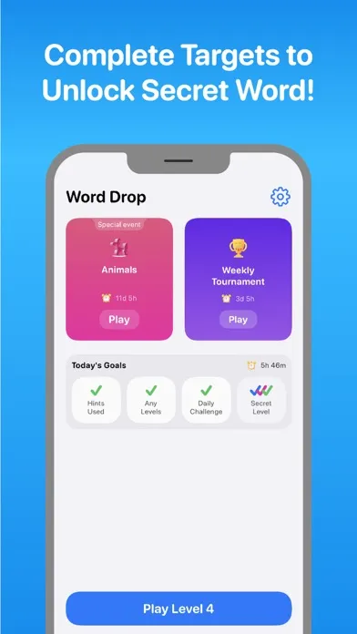 Word Drop - Viral Word Puzzle Ekran Görüntüleri