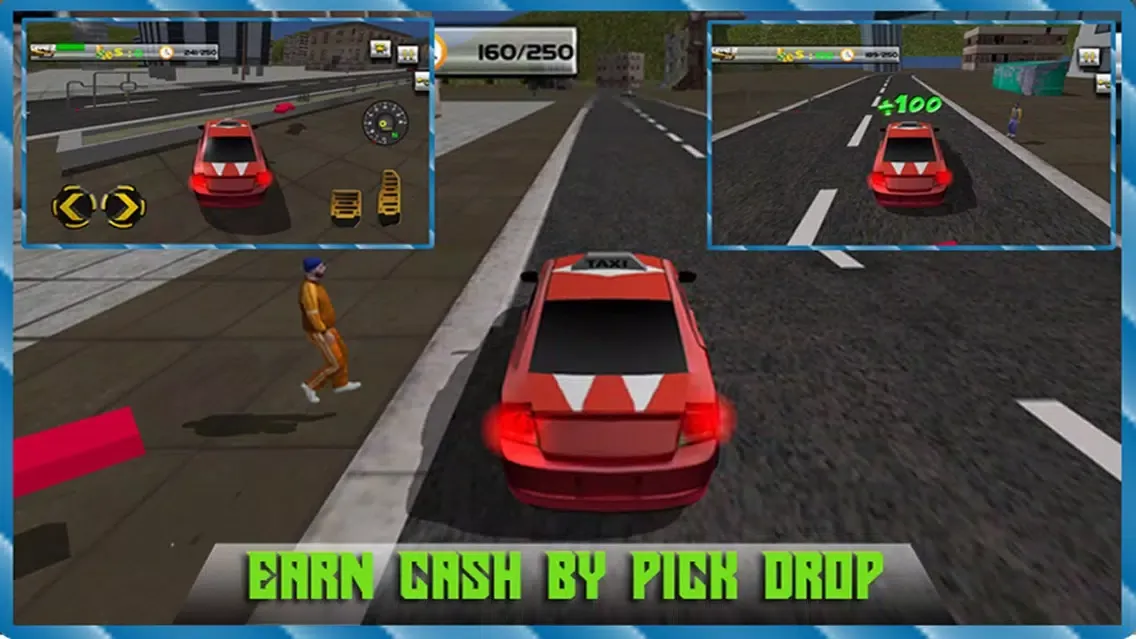 صور Crazy Taxi Driver Simulator 3D - real free yellow cab racing sim mania game