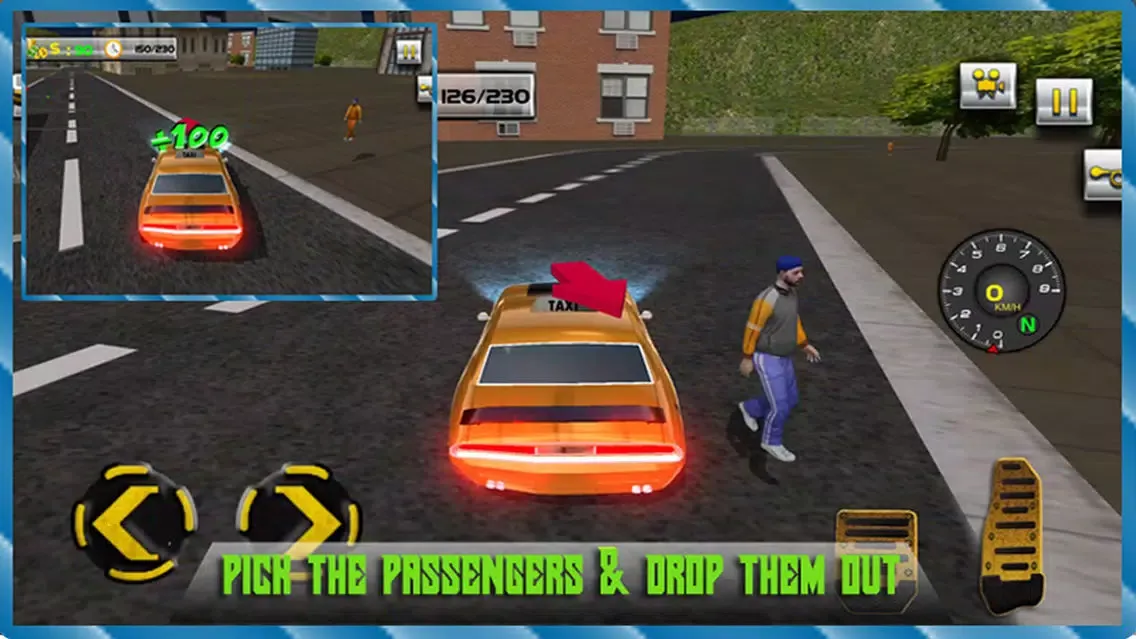 صور Crazy Taxi Driver Simulator 3D - real free yellow cab racing sim mania game