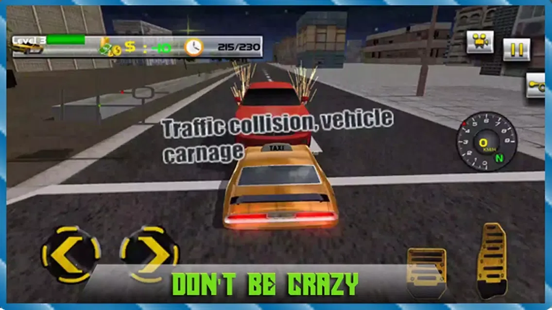 صور Crazy Taxi Driver Simulator 3D - real free yellow cab racing sim mania game