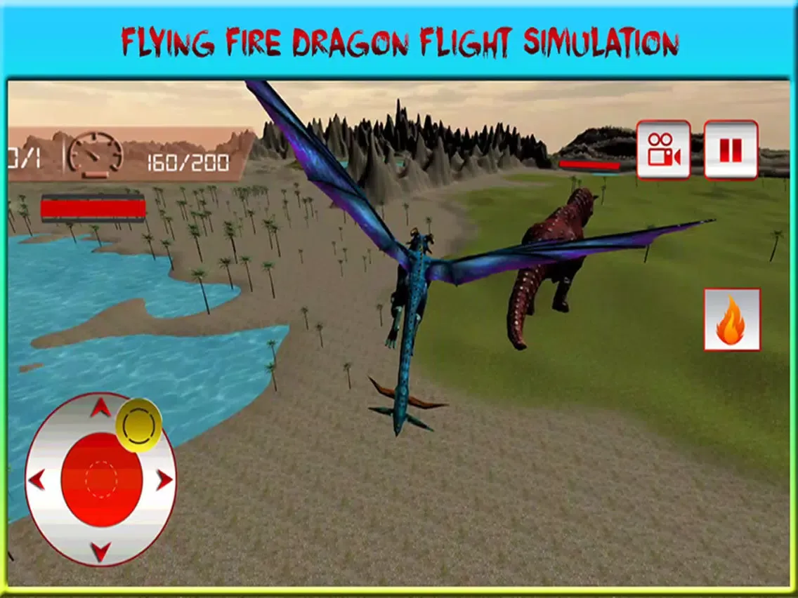 صور Flying Dragon Warrior Attack – Monster vs Dinosaur Fighting Simulator iPad 