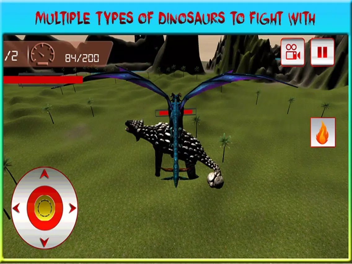 صور Flying Dragon Warrior Attack – Monster vs Dinosaur Fighting Simulator iPad 