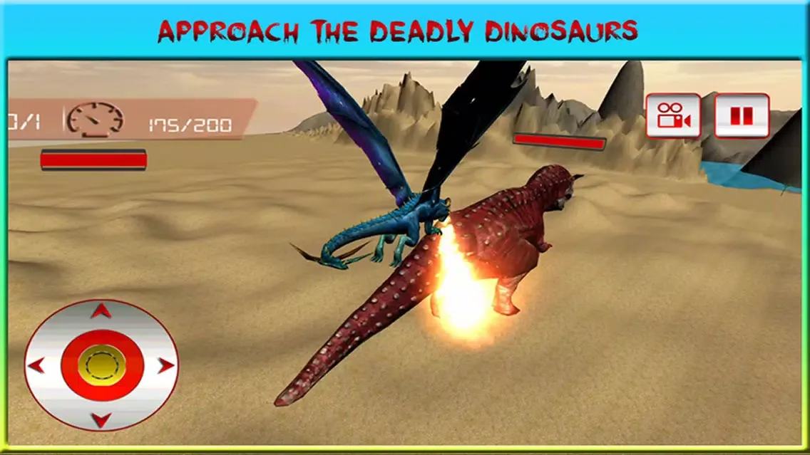 صور Flying Dragon Warrior Attack – Monster vs Dinosaur Fighting Simulator