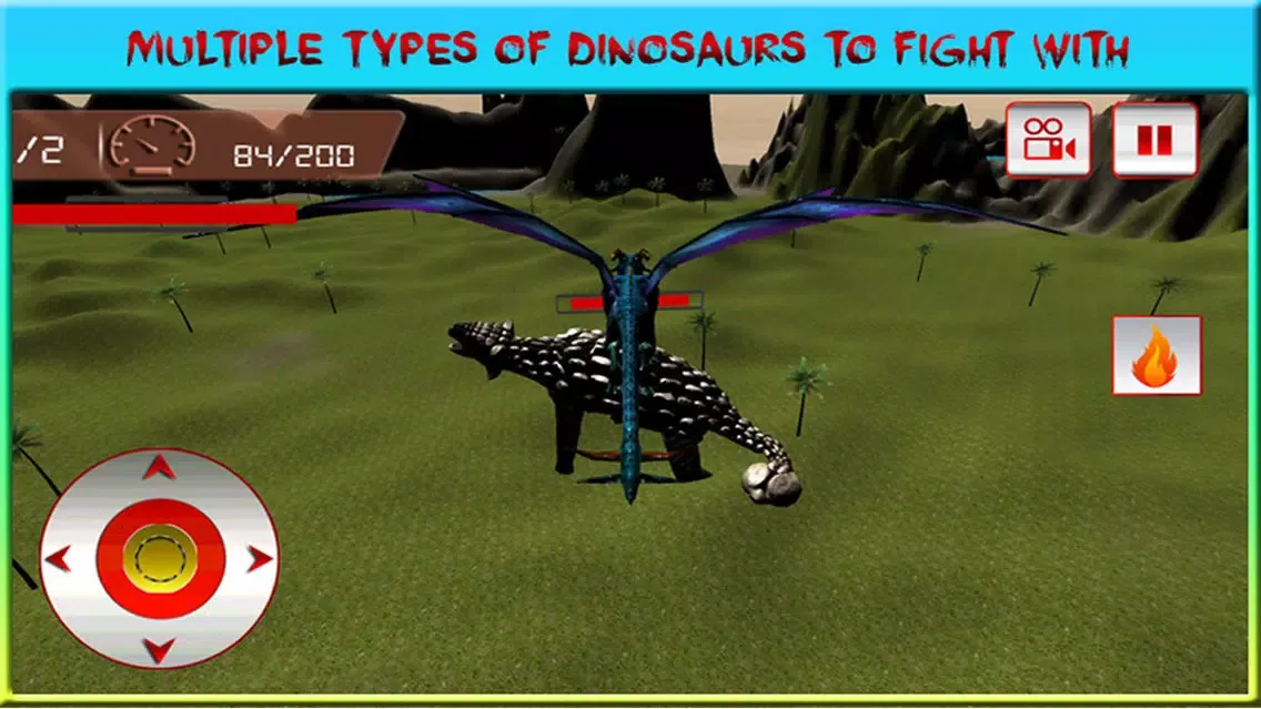 صور Flying Dragon Warrior Attack – Monster vs Dinosaur Fighting Simulator