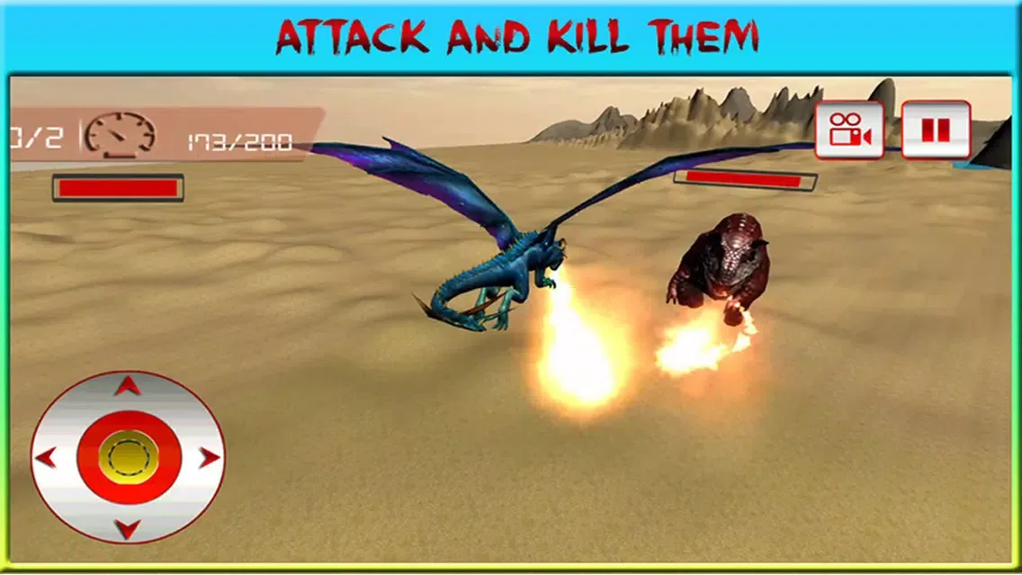 صور Flying Dragon Warrior Attack – Monster vs Dinosaur Fighting Simulator