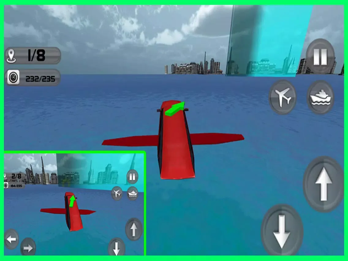 Floating Limo Flying Car Simulator - Futuristic Driving Stunts - Airplane Flight Pilot iPad  Screenshots