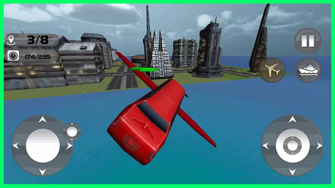 Floating Limo Flying Car Simulator - Futuristic Driving Stunts - Airplane Flight Pilot Screenshots