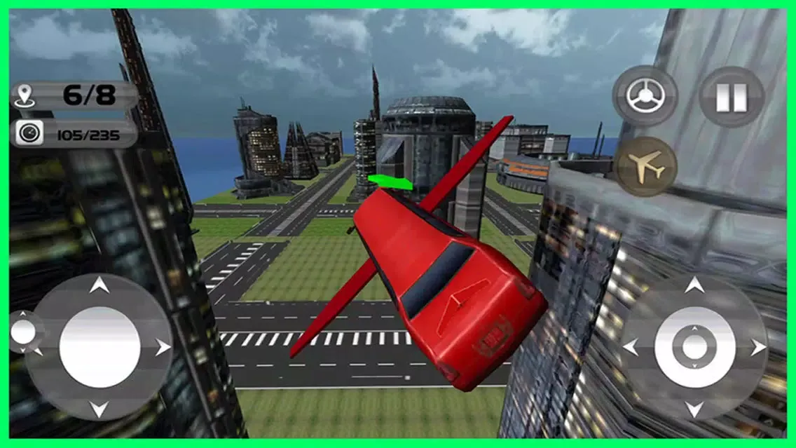 Floating Limo Flying Car Simulator - Futuristic Driving Stunts - Airplane Flight Pilot Screenshots