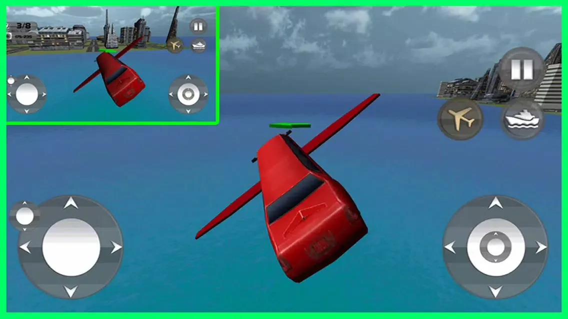Floating Limo Flying Car Simulator - Futuristic Driving Stunts - Airplane Flight Pilot Screenshots