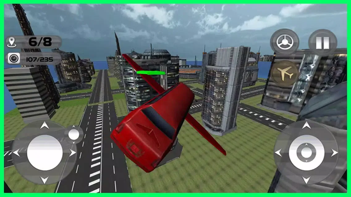Floating Limo Flying Car Simulator - Futuristic Driving Stunts - Airplane Flight Pilot Screenshots