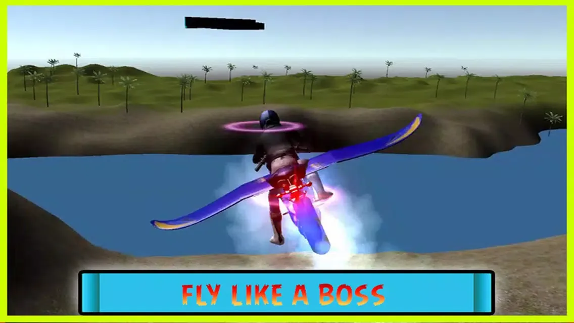ภาพหน้าจอของ Flying Motorcycle Simulator Pro