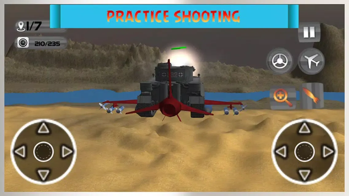 ภาพหน้าจอของ Flying Tank Flight Simulator Pro