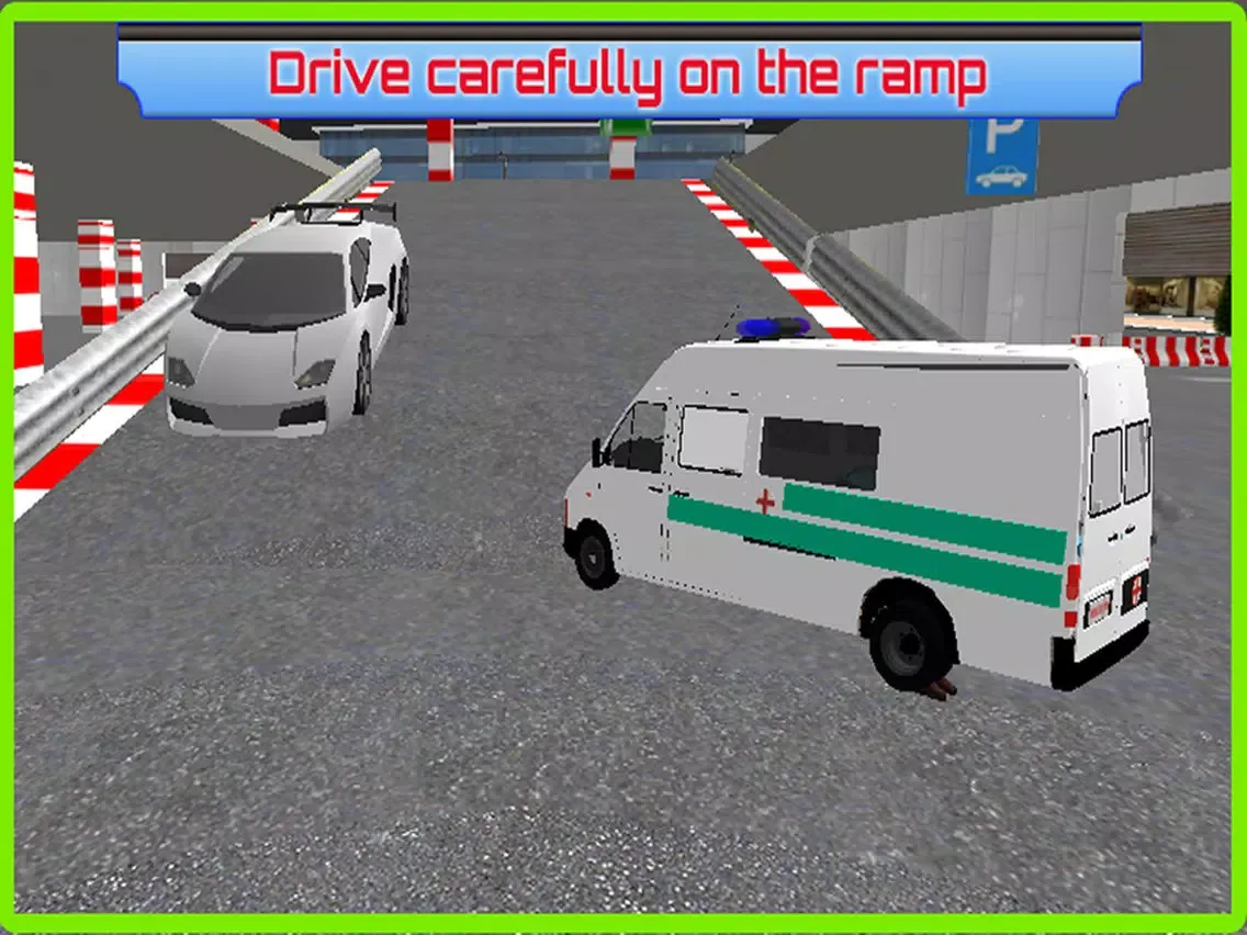 Multi-Storey Ambulance Parking - Emergency Hospital Rescue Driving Simulator iPad  Screenshots