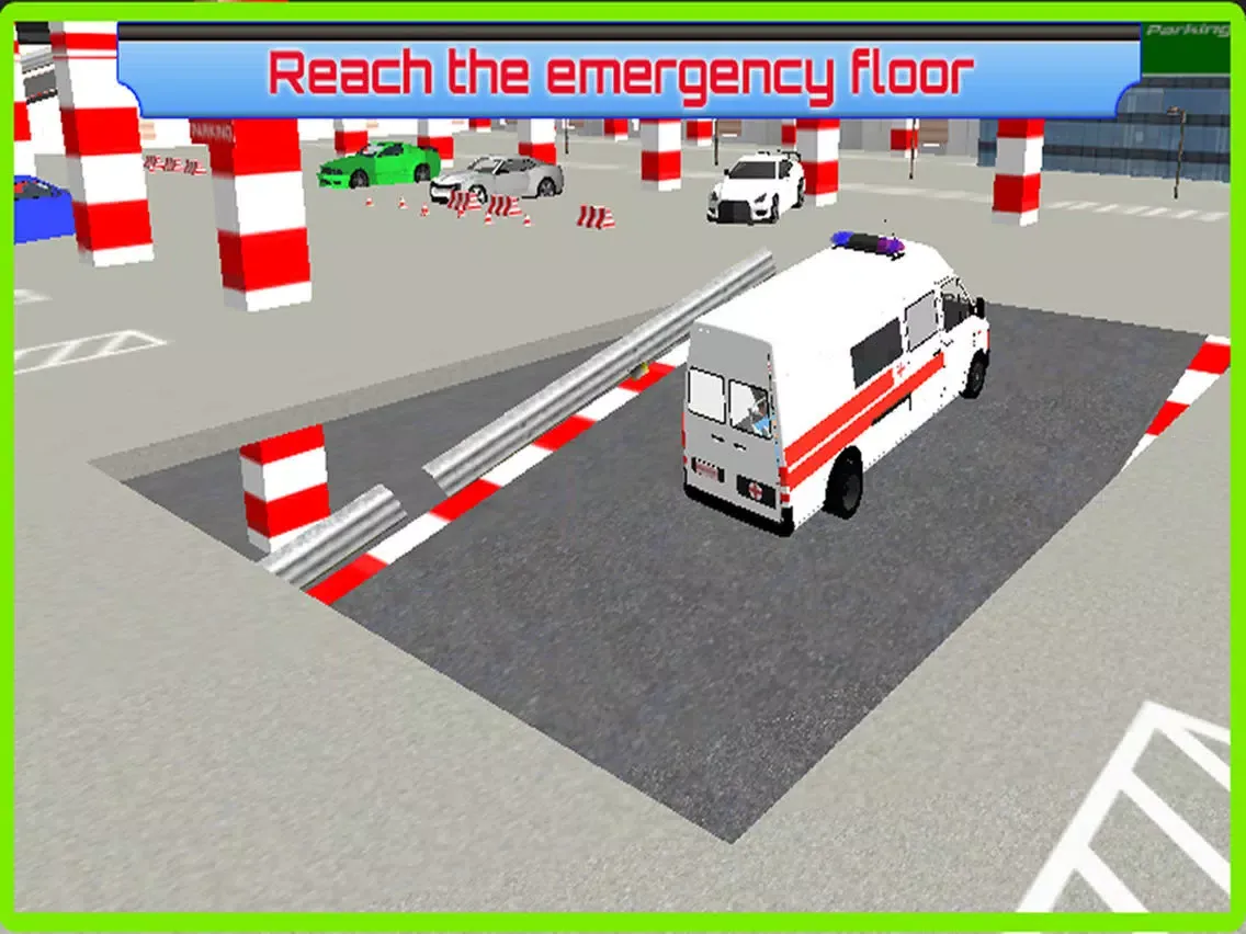 Multi-Storey Ambulance Parking - Emergency Hospital Rescue Driving Simulator iPad  Screenshots