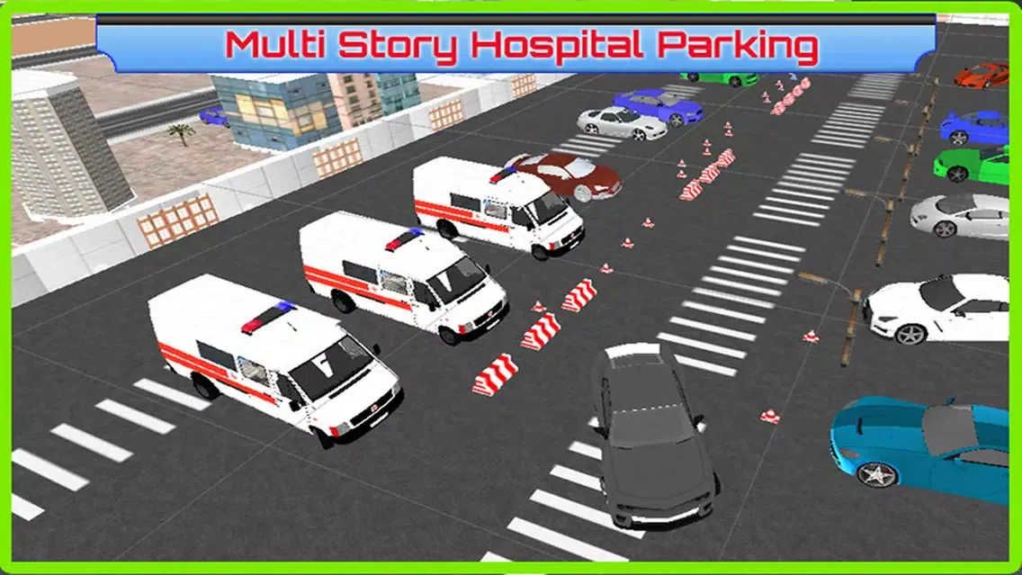 Multi-Storey Ambulance Parking - Emergency Hospital Rescue Driving Simulator Screenshots