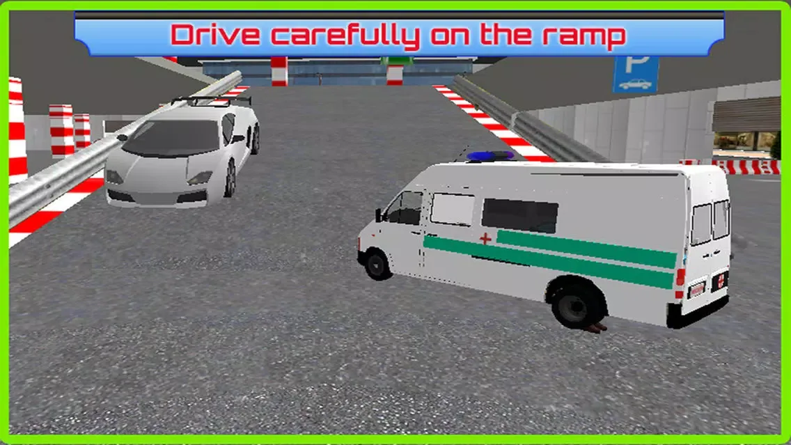 Multi-Storey Ambulance Parking - Emergency Hospital Rescue Driving Simulator Screenshots