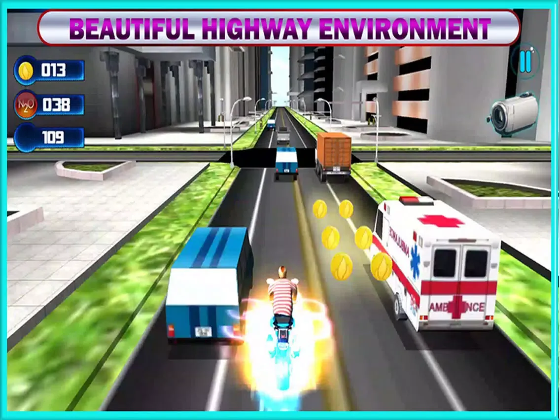 Traffic Striker - Unstoppable Speed Racer & Rider Free Game iPad  스크린샷