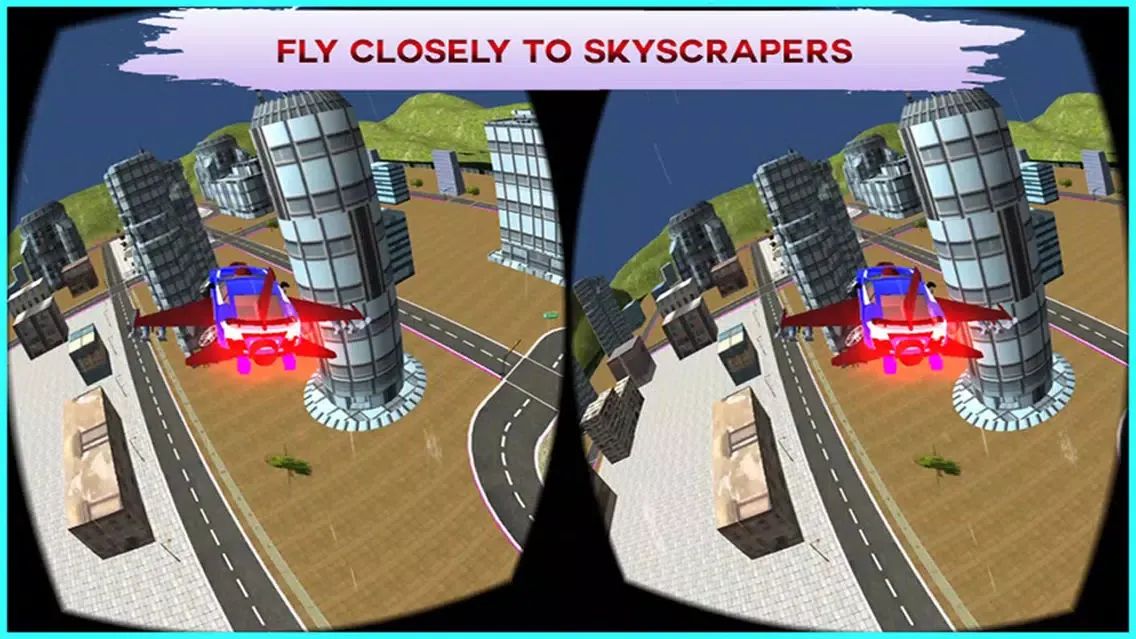صور VR Flying Car Flight Simulator Pro - The best game for google cardboard Virtual Reality