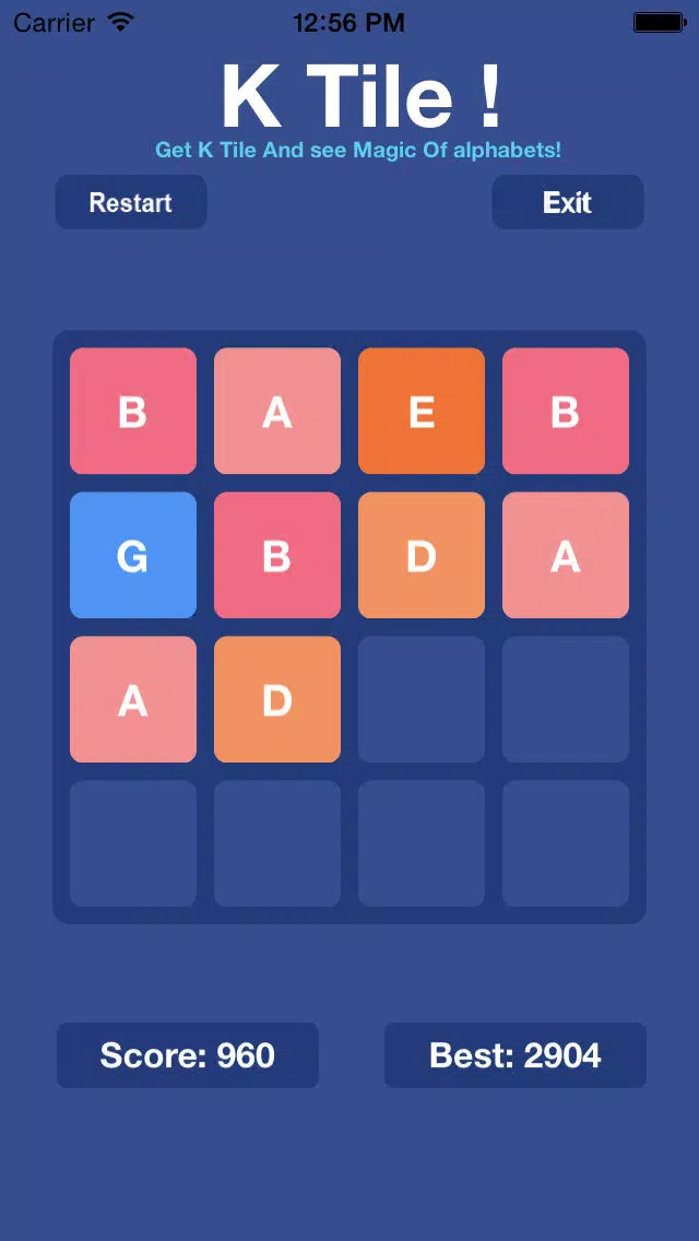 K Tile! The Magic Of Alphabet स्क्रीनशॉट