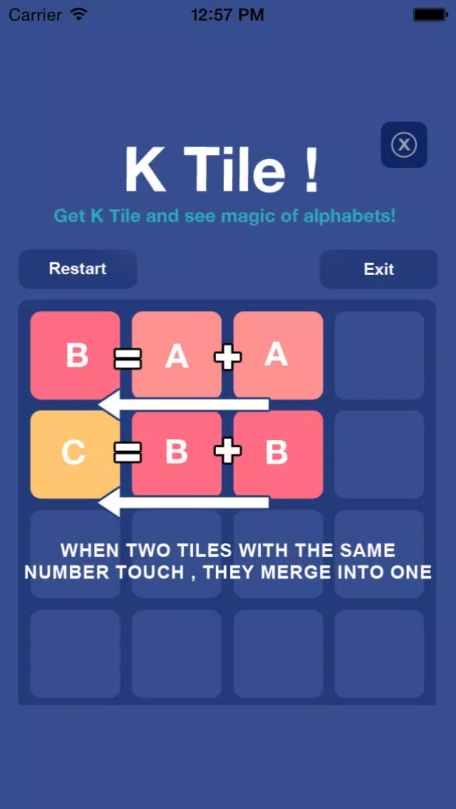 K Tile! The Magic Of Alphabet स्क्रीनशॉट