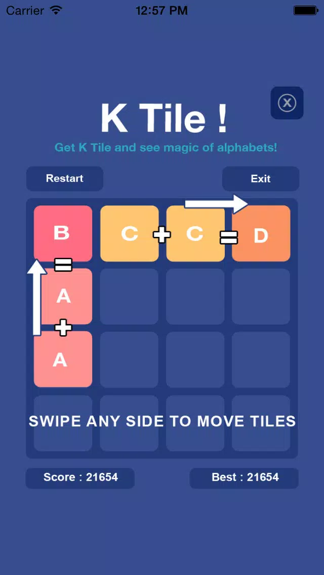 K Tile! The Magic Of Alphabet स्क्रीनशॉट