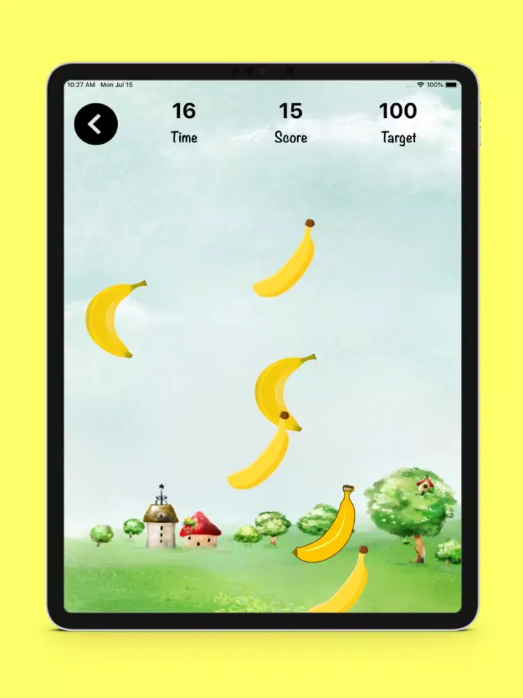 تصاویر Banana Popping - Kids Banana iPad 