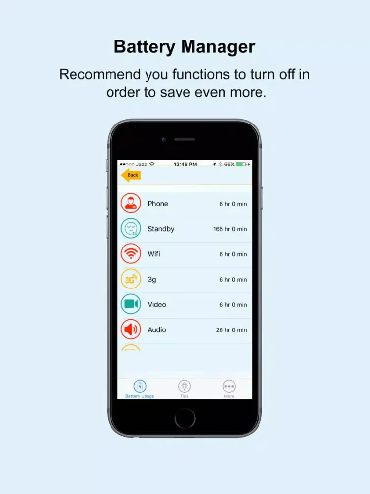 Capturas de tela do Device Battery Doctor : Battery Manager iPad 