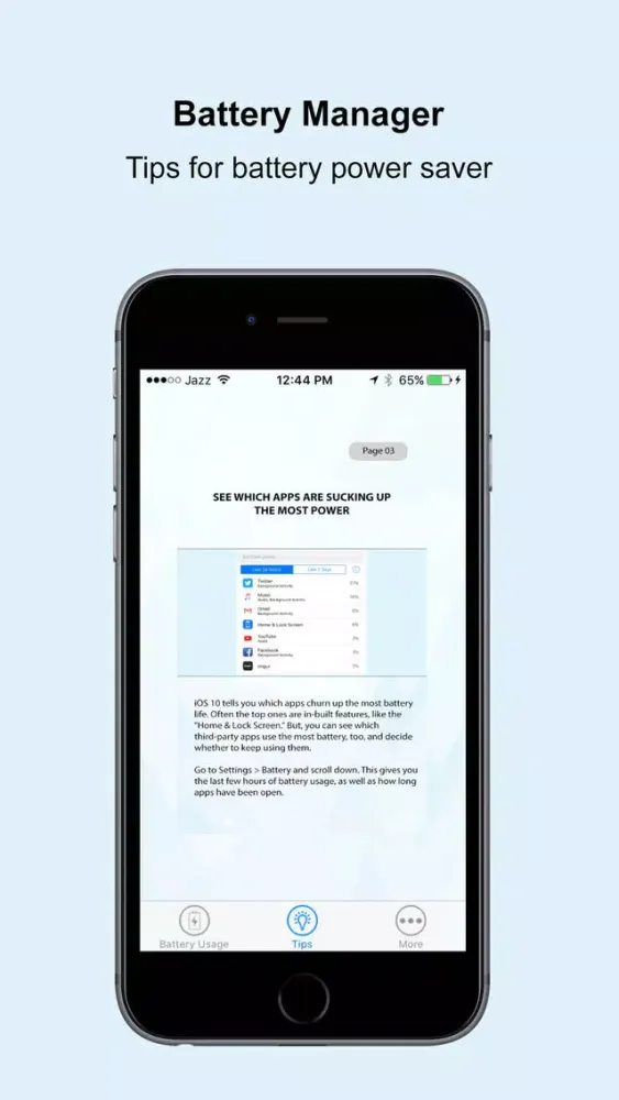 Capturas de tela do Device Battery Doctor : Battery Manager