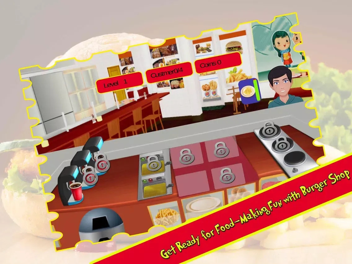 Tangkapan skrin Food Corner And Burger Maker Free iPad 