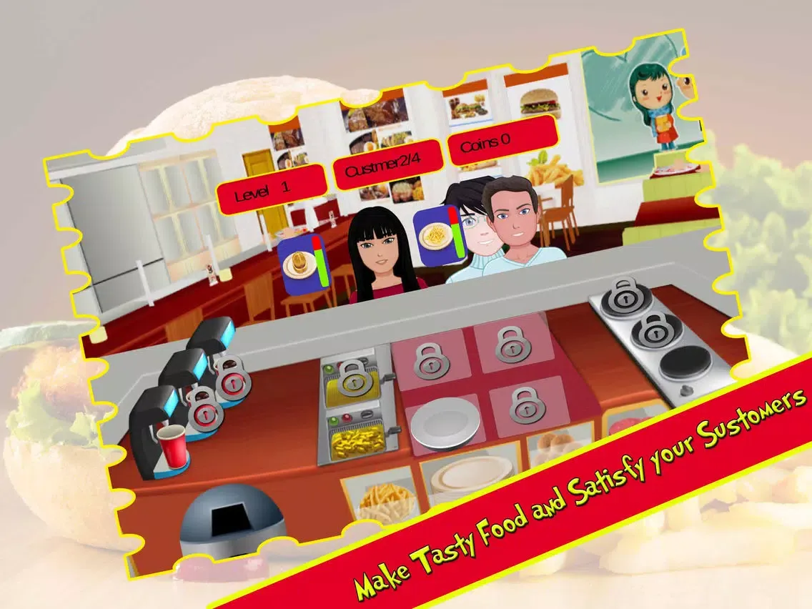 Tangkapan skrin Food Corner And Burger Maker Free iPad 