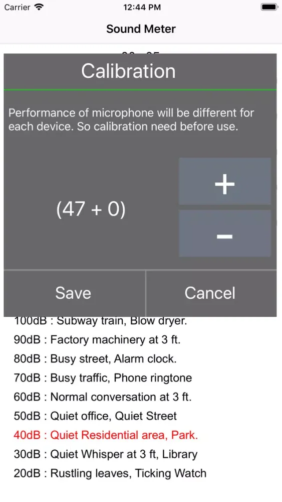 صور Decible Sound Analyzer