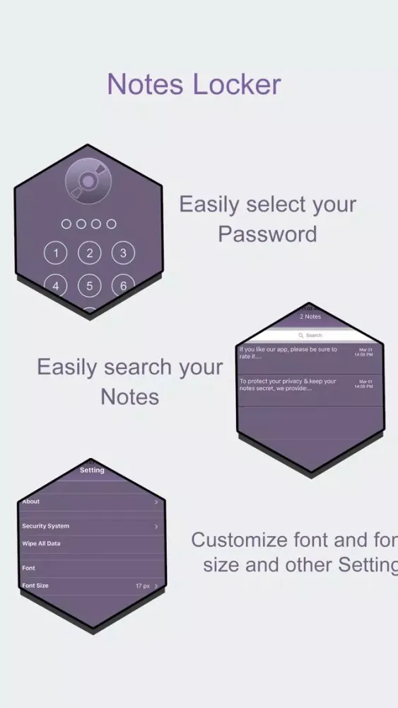 NotesLocker:Hide Secure Notes應用截圖