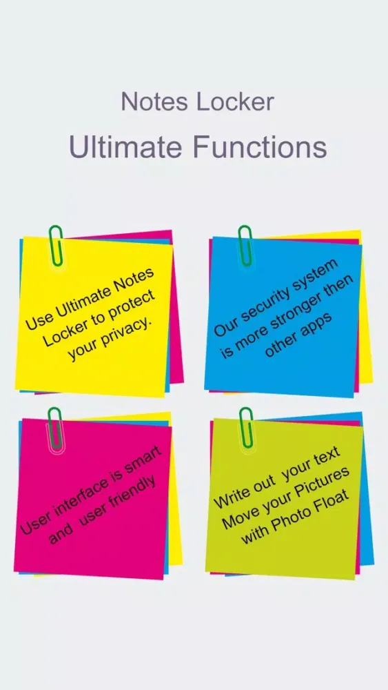 NotesLocker:Hide Secure Notes應用截圖