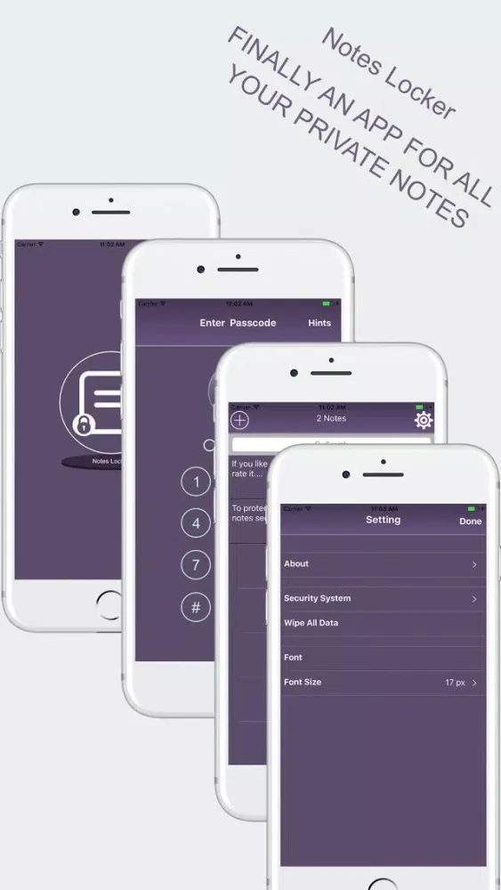 NotesLocker:Hide Secure Notes應用截圖