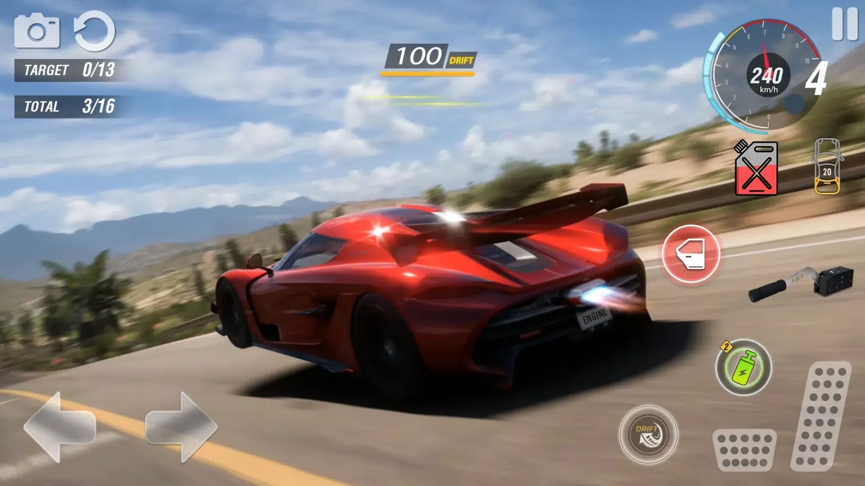 ภาพหน้าจอของ Extreme Car Driving: Car Drift
